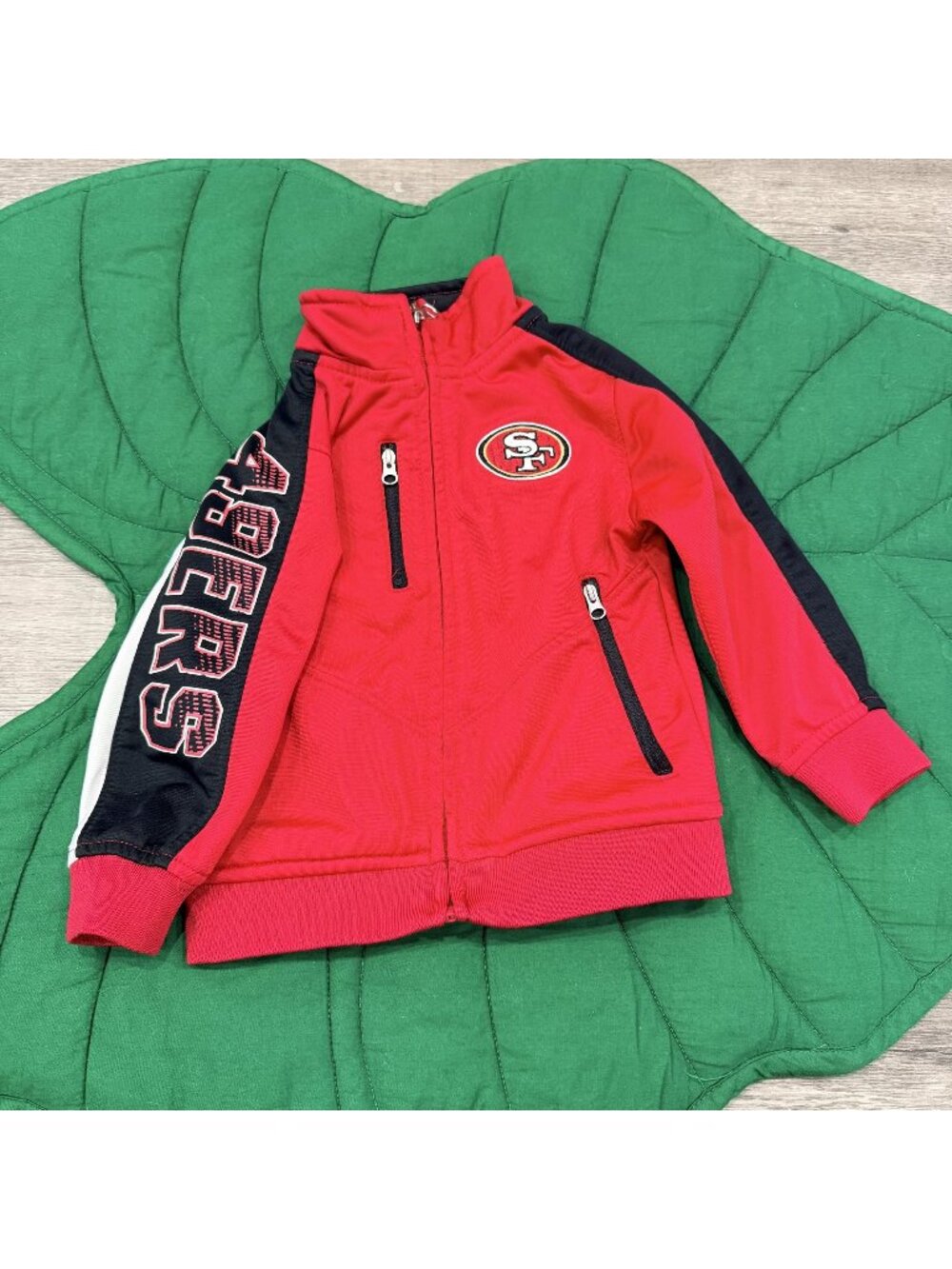 San Francisco 49ers Toddler 24M Athletic Track Jacket